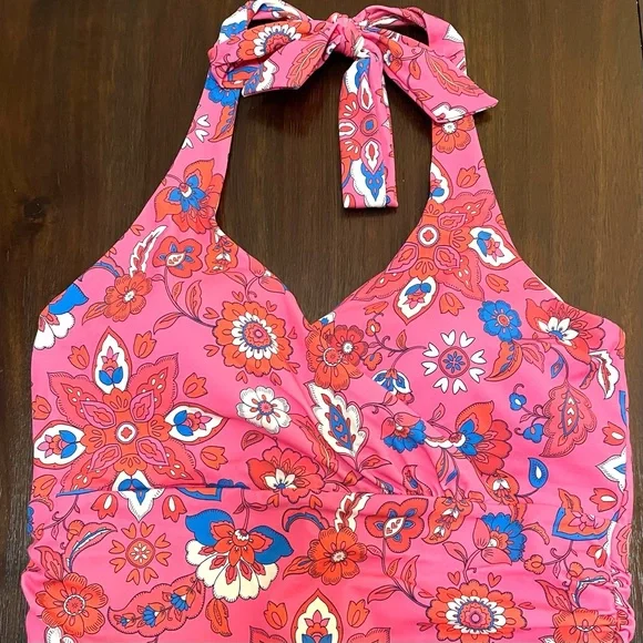 Boden Pink Floral One Piece Swimsuit - Picture 8 of 12